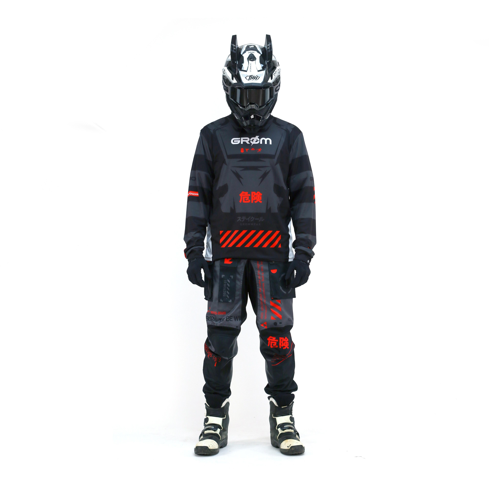 Джерси кросс Grom Нехороший grey